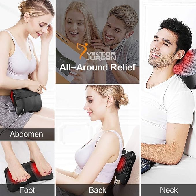 VIKTOR JURGEN Mothers Day Back Massager Gifts, Shiatsu Kneading Massager - Image 9