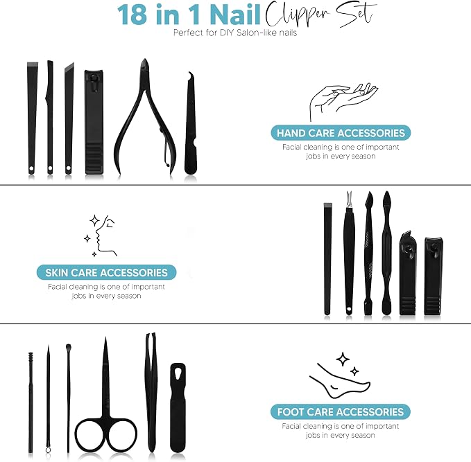 Utopia Care - Manicure Kit for Women and Men, Manicure Set - Image 3