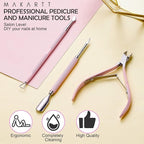 Makartt Cuticle Trimmer with Cuticle Pusher, Nail Scraper - Image 9