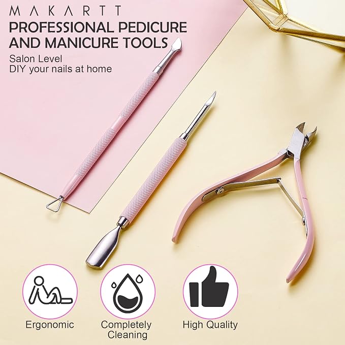 Makartt Cuticle Trimmer with Cuticle Pusher, Nail Scraper - Image 9