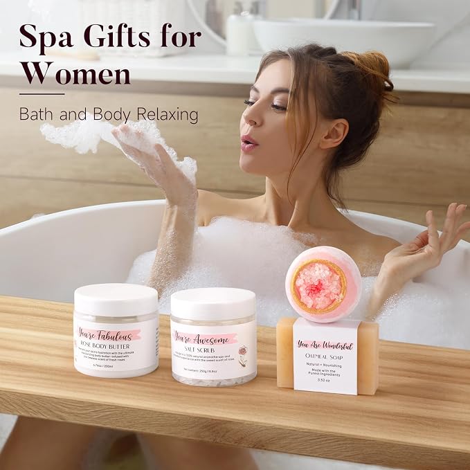 Spa Gifts for Women 13Pcs Mothers Day Gifts Happy Birthday Gift Baskets - Image 7