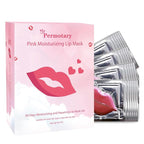 Permotary 30 PCS Collagen Lip Mask Crystal Lip Care Gel Pads by Permotary