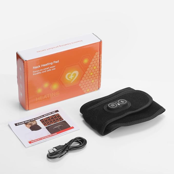 Cordless Neck Heating Pad Massager, 3000mAh Rechargeable Neck Massager - Image 8
