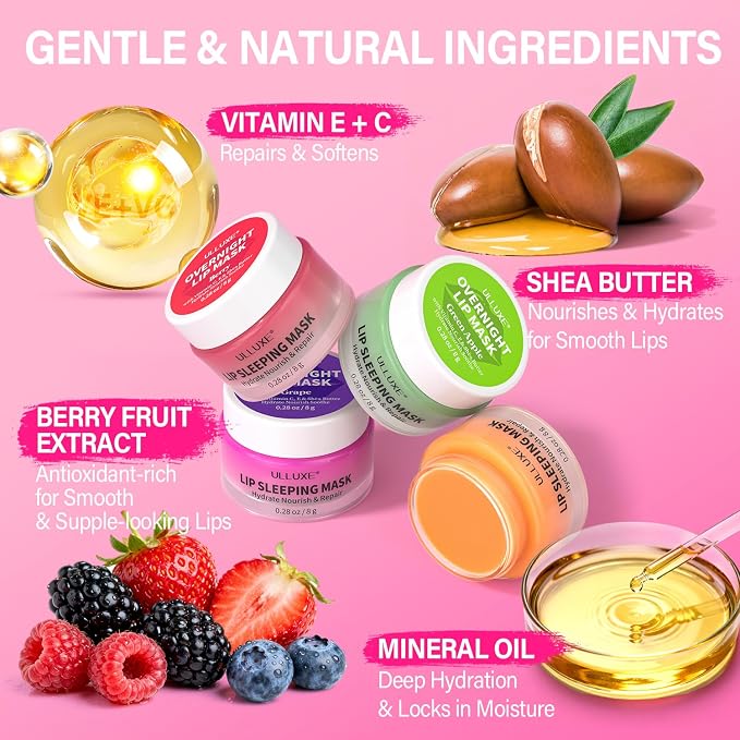 Lip Mask Set 4 Pcs, Mothers Day Gifts - Image 7