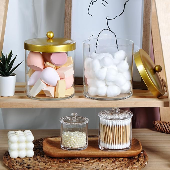 SheeChung 3-Pack Plastic Apothecary Jars - Image 6