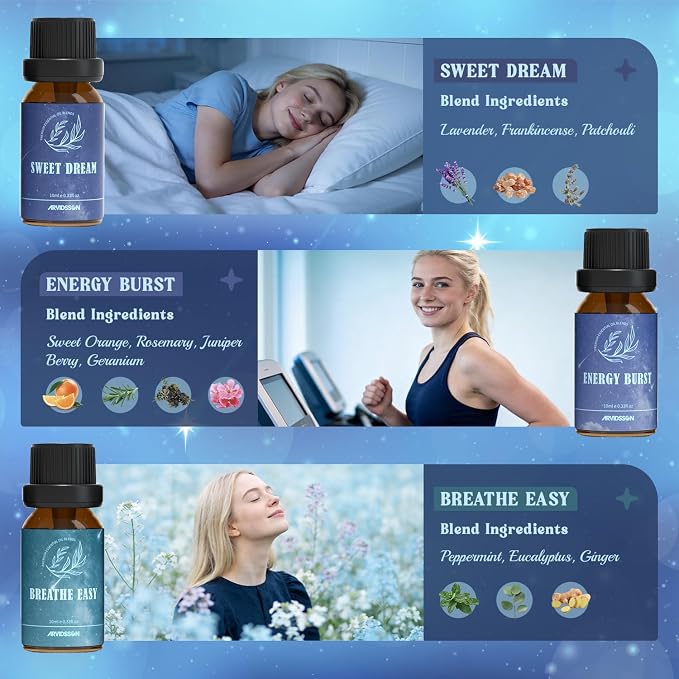 ARVIDSSON Essential Oil Blends Set, Well-Being Blend Gift Set - Image 3