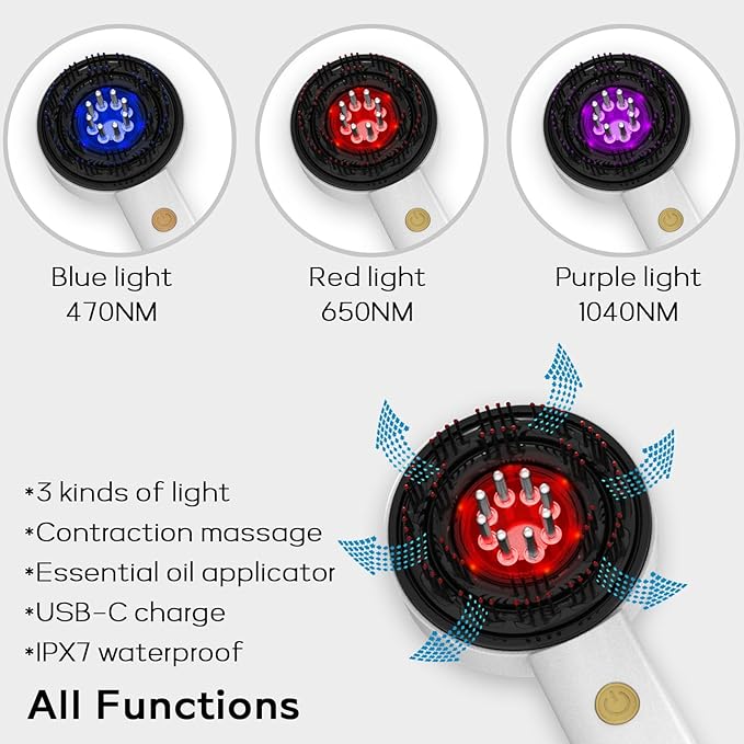 3 in 1Hair Scalp Massager - Image 3