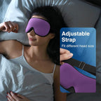 YFONG Weighted Sleep Mask, Women Men 3D Eye Mask Blocking Lights Sleeping Mask - Image 8