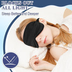 Cutecrop 12 Pcs Silk Sleep Masks Soft Satin Eye Masks - Image 2