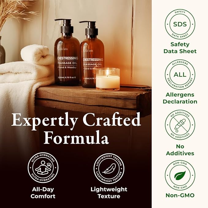 Gya Labs Destressing Massage Oil - Image 8