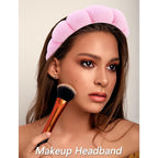 VELSCRUN Spa Headbands for Wash Face, Makeup Headband, Facial Skincare Headbands - Image 3