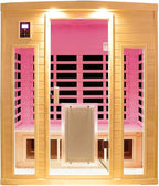 3 Person Infrared Sauna 0-5mG Ultra Low EMF Far Infrared Sauna by SalusHEAT