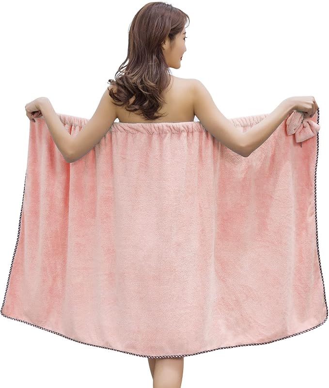GOSCHE Towel Wrap for Women, Adjustable Shower Wrap Towel by GOSCHE