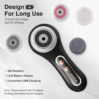 UMICKOO Electric Facial Cleansing Brush, 2-Way Rotating Face Scrubber - Image 7