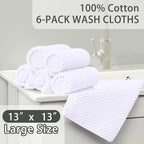 White Washcloths for Bathroom - Image 3