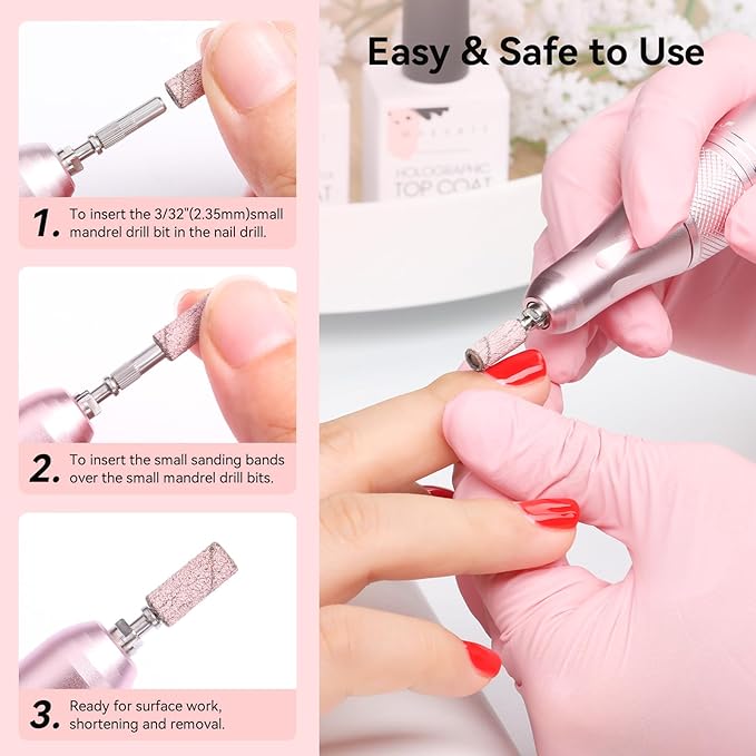 Makartt Nail Drill Bits Sanding Bands - Image 6