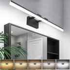 SOLFART Dimmable Matt Black Bathroom Vanity Light Light Fixtures by SOLFART