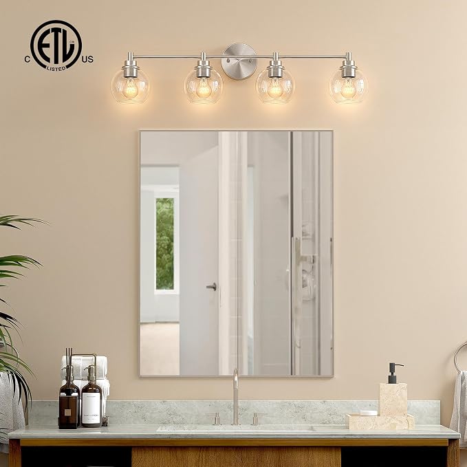 VONLUCE Bathroom Light Fixtures, 4-Light Vanity Light - Image 2