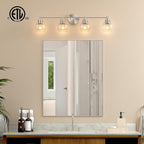 VONLUCE Bathroom Light Fixtures, 4-Light Vanity Light - Image 2