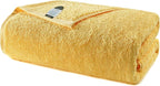 SEMAXE Yellow Bath Towel, 100% Cotton Bath Towel by SEMAXE