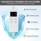 Heating Pad for Period Cramps, Heating Pad for Back/Neck/Shoulder Muscle Pain - Image 5