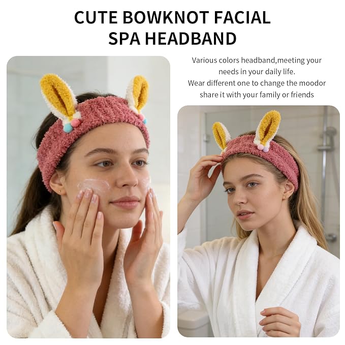 PERFECTSIGHT Kawaii Headband for Spa, Washing Face, Party - Image 4
