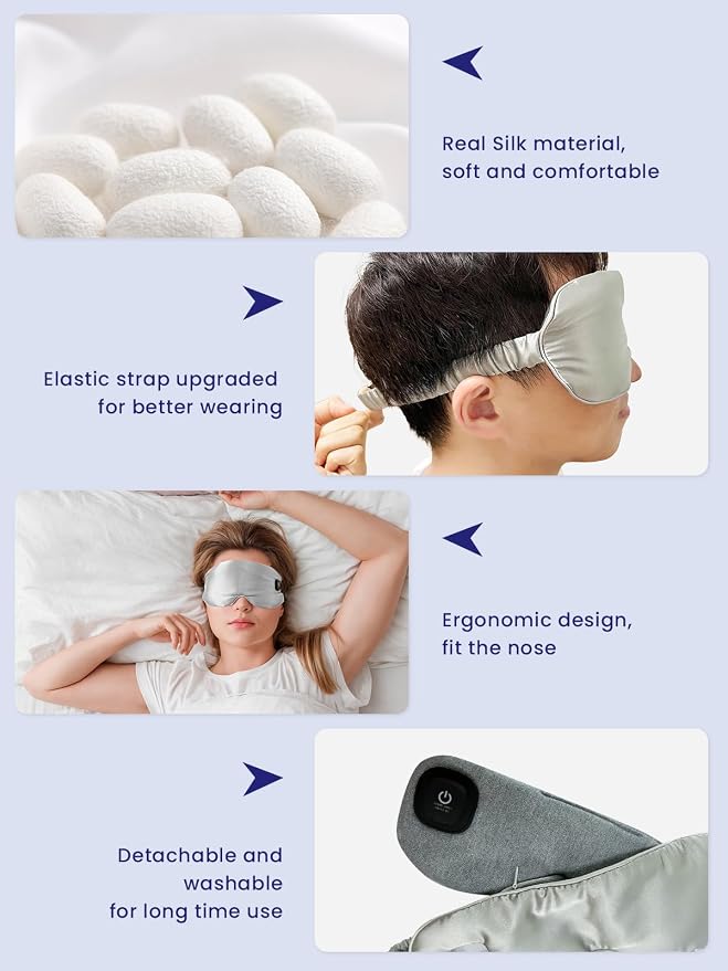 Silk Heated Eye Mask Cordless Rechargebale - Image 4