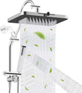 Hibbent Upgraded cUPC Certified 13'' Shower Head Combo, High Pressure 5-spray by Hibbent