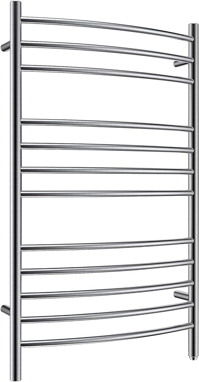 HEATGENE Towel Warmer Wall Mount Electric Plug-in/Hardwired Heated Towel Rack by HEATGENE