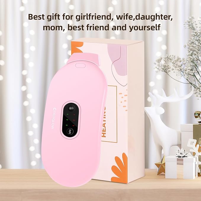 Portable Cordless Heating Pad Cramps:COSYGLOW 6 Heat Levels 6 Massage Modes - Image 7