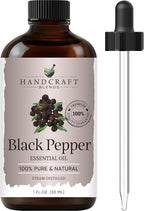 Handcraft Blends Black Pepper Essential Oil – 1 Fl Oz – 100% Pure and Natural – by HandcraftBlends
