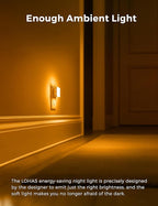 L LOHAS LED Night Lights Plug into Wall 2-Pack, 0.3W Plug in Night Light - Image 4