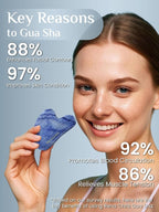 Rena Chris Gua Sha Facial Tools: Natural Blue Aventurine Guasha Tool - Image 4