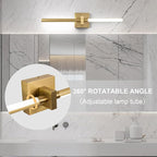 EDISLIVE Modern Dimmable LED Vanity Light 360° Rotatable Bathroom Vanity Wall - Image 2