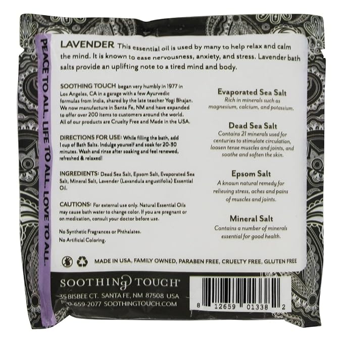 Soothing Touch Bath Salts Pouch, 8 Ounce - Image 3