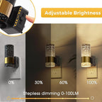 L LOHAS LED Night Lights Plug into Wall, 2 Pack Acrylic Night Light, Dimmable - Image 3