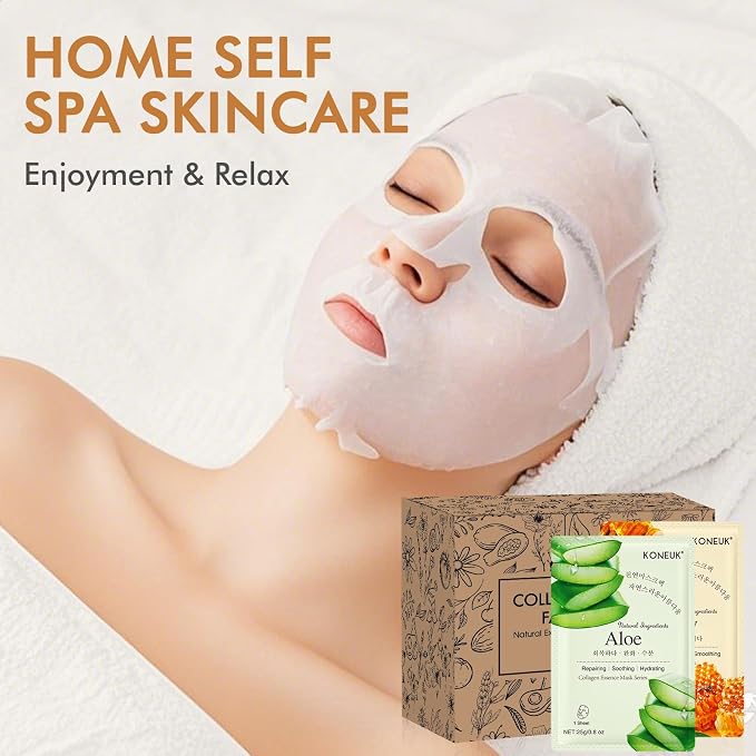 KONEUK 84 Pack Collagen Face Masks Skincare - Image 7