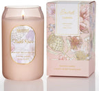 M&SENSE Aromatherapy Pink Soy Scented Candle Gift-Fresh Roses Scent, 10.6 oz by MSENSE