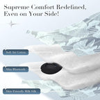 LC-dolida Sleep Mask with Bluetooth Headphones, Extra Large Silk Eye Mask - Image 4
