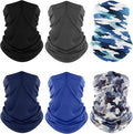 Fuinloth Neck Gaiter, 6 Pack Cooling UV Protection Bandana Face Mask Gator Scarf by fuinloth