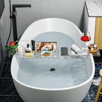 Yieach Iuxury Bathtub Trays For Tub, Expandable Bath Shelf Over Tub, Bath Board - Image 8