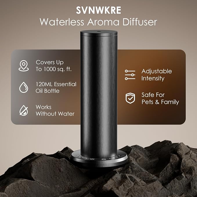Waterless Essential Oil Diffuser, Aromatherapy Diffusers, Scent Diffusers - Image 2
