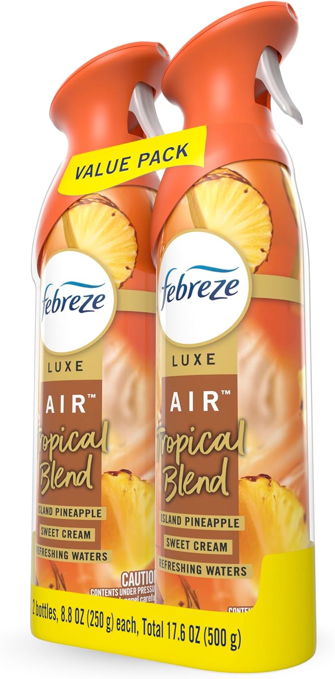 Febreze Air Freshener Spray, Odor-Fighting Room Spray, Tropical Blend Scent - Image 11