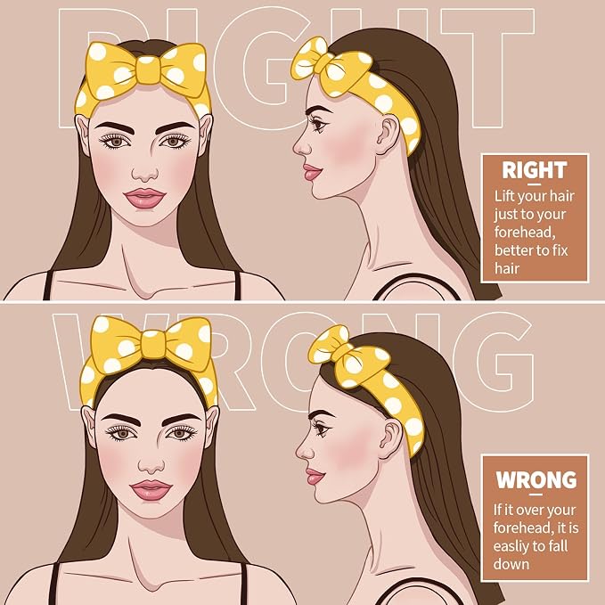 Teenitor 5pcs Makeup Headband - Image 6