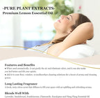 EUQEE Lemon Essential Oil with Glass Dropper, DIY Soap, Humidifier, Candle - Image 4
