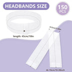 150 Count Disposable Spa Facial Headbands - Image 5