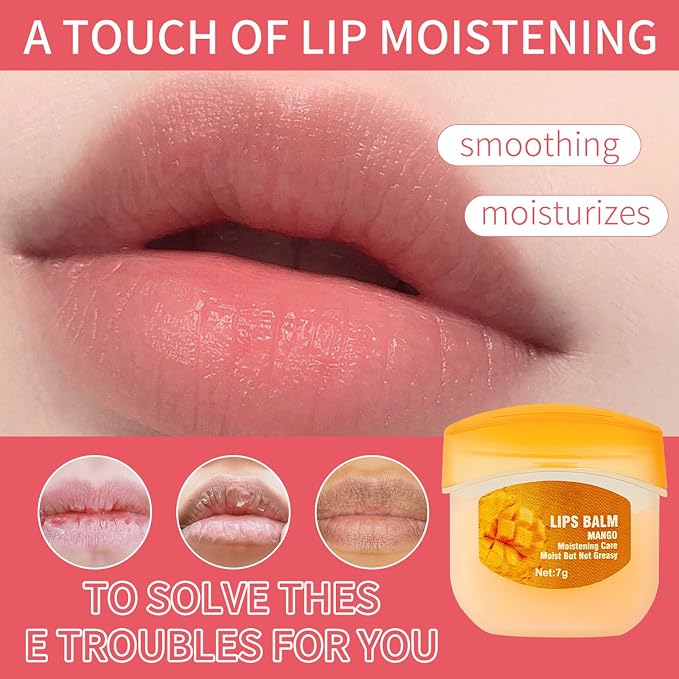 8Piece Set Lip Balm, Moisturizing Lip Care Kit, 8 Fruit Flavored Lip Masks - Image 3