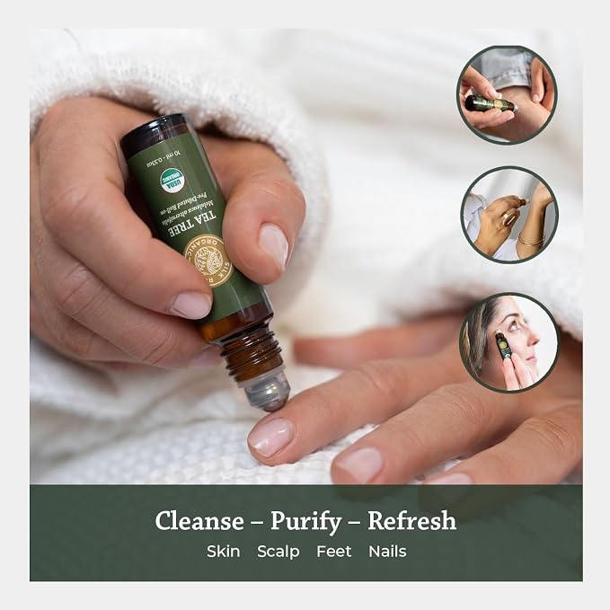 Silk Road Organic Tea Tree Essential Oil Roll On - Image 3