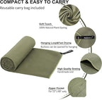 Rainleaf Microfiber Towel Perfect Travel & Gym & Camping Towel. Quick Dry - Image 3