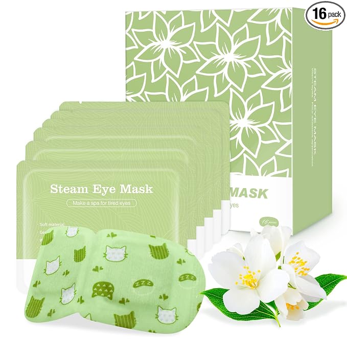 Jekeno Steam Eye Mask, 16 Packs Eye Masks by Jekeno